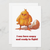 Geboren zur Bekämpfung Feiertagskarte (Vorne/Hinten)