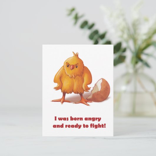 Geboren zur Bekämpfung Mitteilungskarte (Stehend Vorderseite)