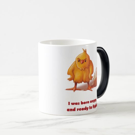 Geboren zur Bekämpfung Verwandlungstasse (VorderseiteRechts)