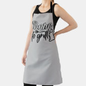 Geboren zur Grill-GRILLEN-Schürze Schürze (InSitu)