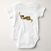 Geboren zur Herrschaft des Königlichen Prinzen Baby Strampler (Rückseite)