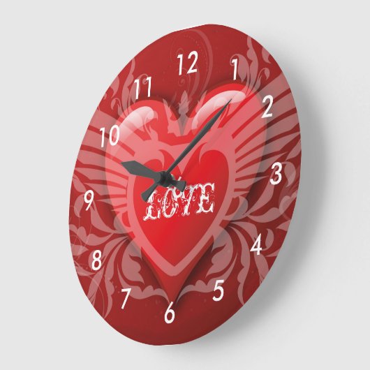 Geboren zur Liebe Große Wanduhr (Winkel)