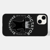 Geboren zur Regel | Funny Cat Design Case-Mate iPhone Hülle (Rückseite (Horizontal))