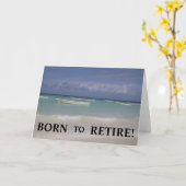 Geboren zur Reifenkarte Karte (Gelbe Blume)