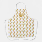 Geboren zur Shine White Gold Schürze (Vorderseite)