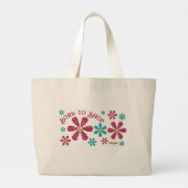 Geboren zur Shop Jumbo-Tasche Jumbo Stoffbeutel (Rückseite)