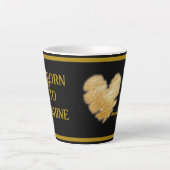 Geboren zur Tasse Shine Latte (Vorderseite)