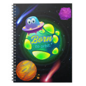Geboren zur Umlaufbahn Notizblock (Vorderseite)