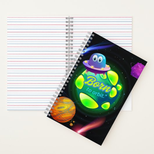 Geboren zur Umlaufbahn Notizblock (Innen)