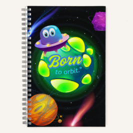 Geboren zur Umlaufbahn Notizblock