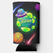 Geboren zur Umlaufbahn Selters Dosenkühler (Rückseite)