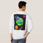 Geboren zur Umlaufbahn T-Shirt (Schwarz voll)