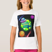 Geboren zur Umlaufbahn T-Shirt (Vorderseite)