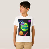 Geboren zur Umlaufbahn T-Shirt (Vorne ganz)