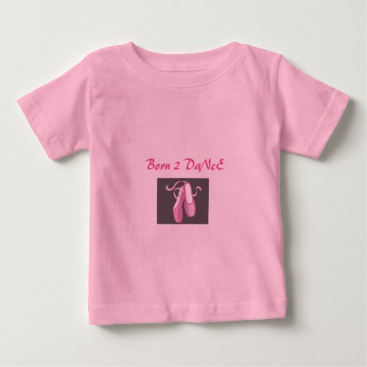Geborene 2 Tanztutu Körpersuite Baby T-shirt (Vorderseite)