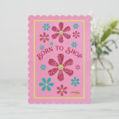 Geborene Bestellkarte Feiertagskarte (Stehend Vorderseite)