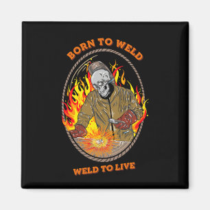 geborene bis Schweißnaht Magnet