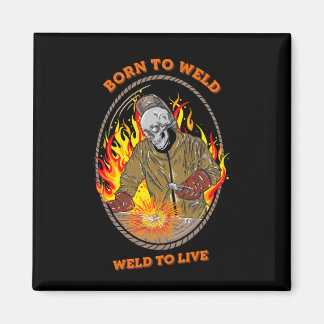 geborene bis Schweißnaht Magnet