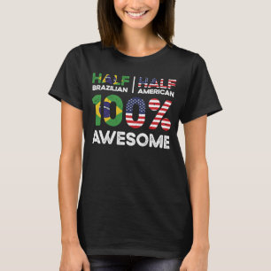 Geborene brasilianische brasilianische amerikanisc T-Shirt