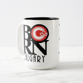 GEBORENE Calgary 15oz (Stadtflagge) Zweifarbige Tasse (Vorderseite Links)