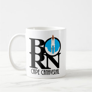 GEBORENE Cape Canaveral Rocket 11oz Kaffeetasse