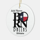 GEBORENE Dallas Texas Custom Ornament (Links)