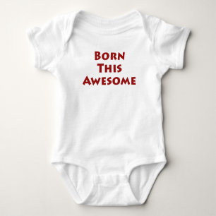 Geborene Dies Phantastisch Baby Strampler