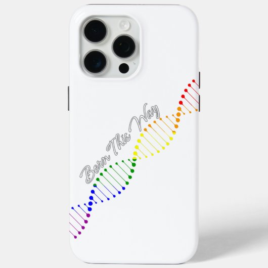 Geborene DNA-Rainbow-Gleichheit Case-Mate iPhone Hülle (Rückseite)