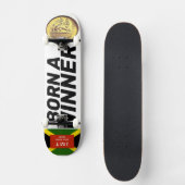 GEBORENE Ein WINNER-Skateboard Skateboard (Vorderseite)