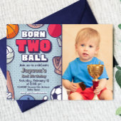 Geborene Einladung mit Foto