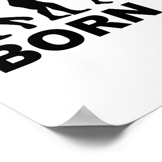 Geborene Evolution Poster (Ecke)