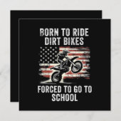 Geborene Fahrradfahrer gezwungen, zur Schule zu ge (Vorne/Hinten)