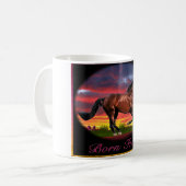 Geborene Gratiskunst Kaffeetasse (Vorderseite Links)