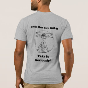 Geborene Männer nehmen es ernst Männer T - Shirt