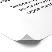 Geborene Markenbezeichnung Neue Inspiration Gedich Poster (Ecke)