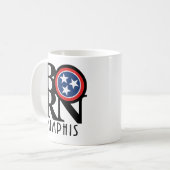 GEBORENE Memphis 11oz Kaffeetasse (Vorderseite Links)