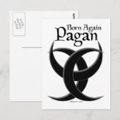 Geborene Pagan Postkarte (Vorne/Hinten)