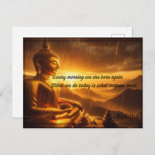 Geborene Postkarte (Vorne/Hinten)