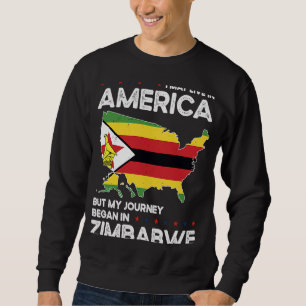 Geborene simbabwische Staatsbürgerschaft USA Sweatshirt