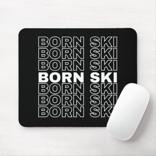 geborene Skikobuchkonstruktion Mousepad (Mit Mouse)