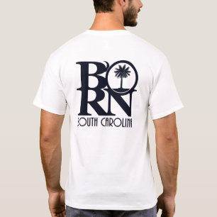 GEBORENE South Carolina (Rückseite) T-Shirt