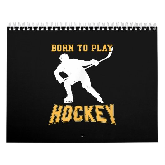 Geborene Spiele Hockey-Spieler-Geschenk Field Hock Kalender (Titelbild)
