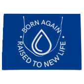 Geborene Tauftasche Große Geschenktüte (Vorderseite)