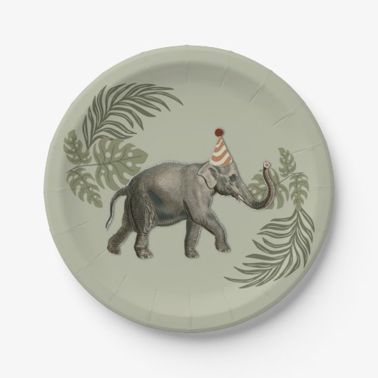 Geborene Teller von Be Wild Birthday Paper (Vorderseite)