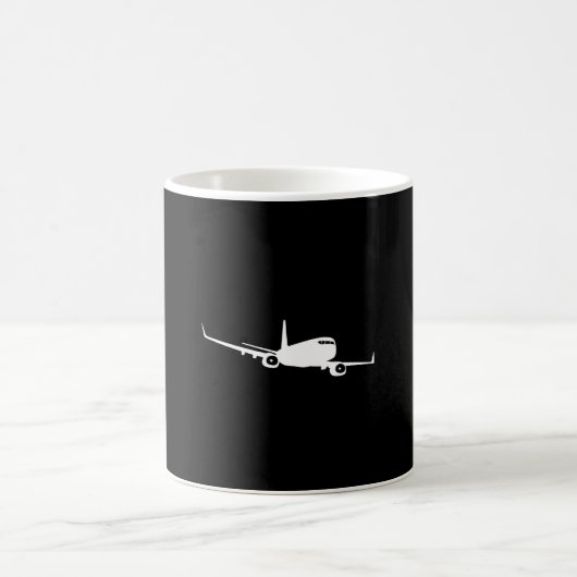 Geborene to Fly Airplane Pilot Geschenk Idee Kaffeetasse (Mittel)