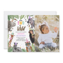 Geborene TWO Be Wild Safari 2. Geburtstag Foto
