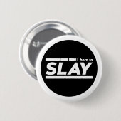 Geborene Typografie Button (Vorne & Hinten)