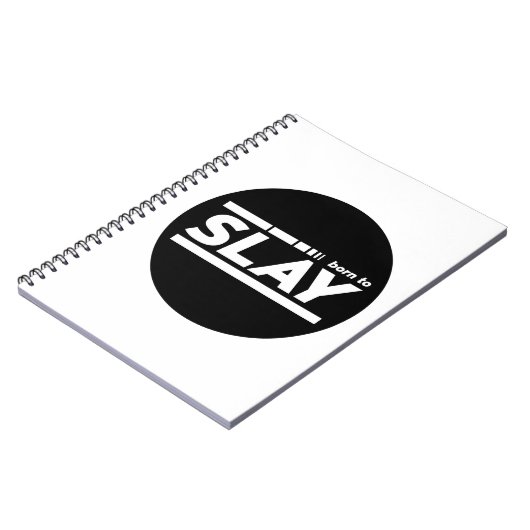 Geborene Typografie Notizblock (Linke Seite)