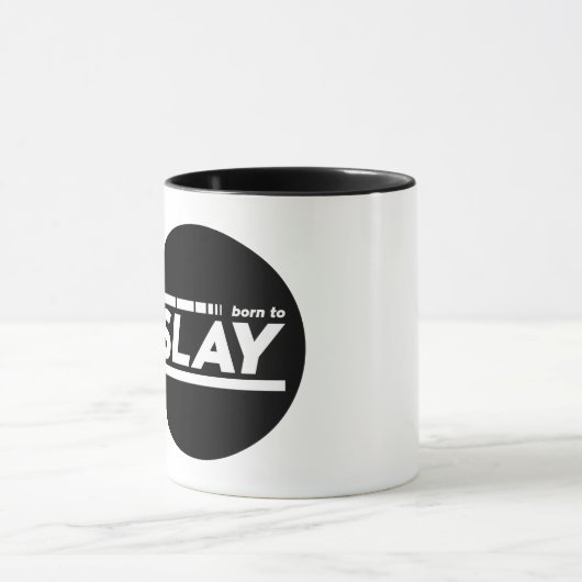 Geborene Typografie Tasse (Zentrum)