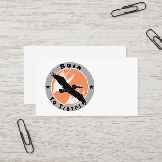 Geborene Visitenkarte (Vorderseite/Rückseite Beispiel)